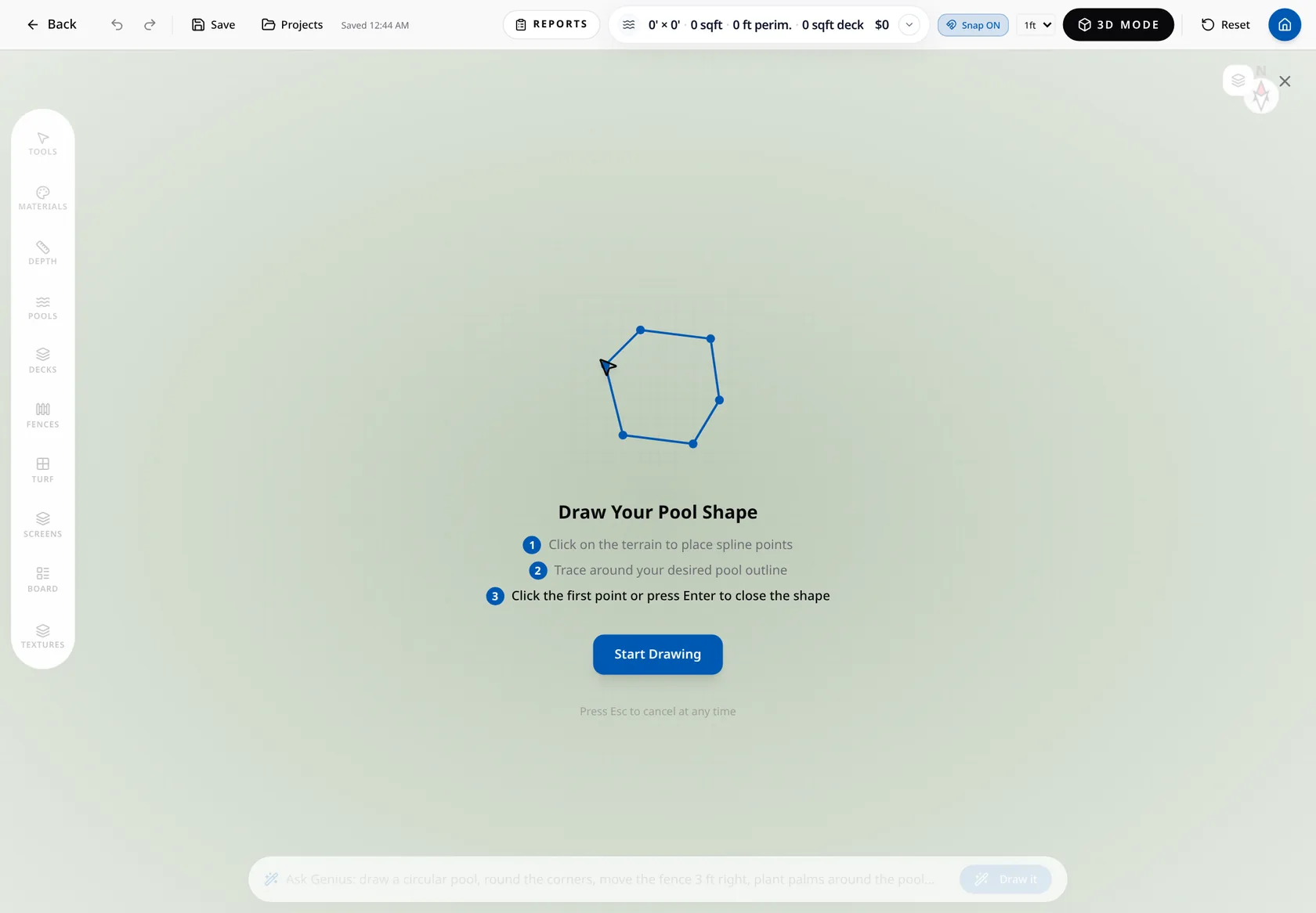 The 3D Design Studio, live